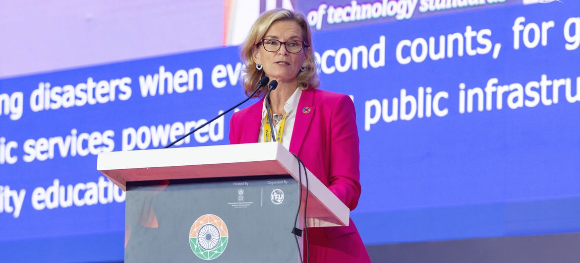 Secretária-geral da União Internacional das Telecomunicações, UIT, Doreen Bogdan-Martin