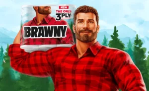 Brawny traz de volta o homem da marca para a marca de marca