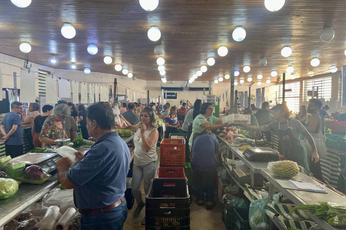 Galpão da feira de orgânicos do parque da Água Branca