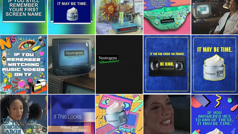 Campaign Trail: a nostalgia dos anos 90 dos Neutrogena puxa o tapete no envelhecimento dos consumidores