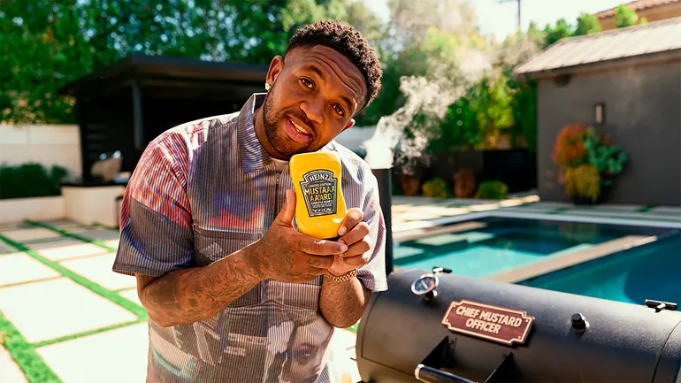 Heinz e produtora de hip-hop Mustard Soe