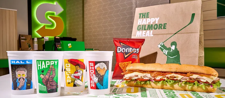 Subway entra no espaço da cabeça de Happy Gilmore com experiência digital