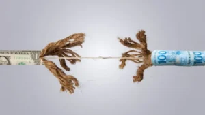 cabo de guerra dólar real