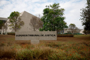 Fachada do prédio do STJ, em Brasília
