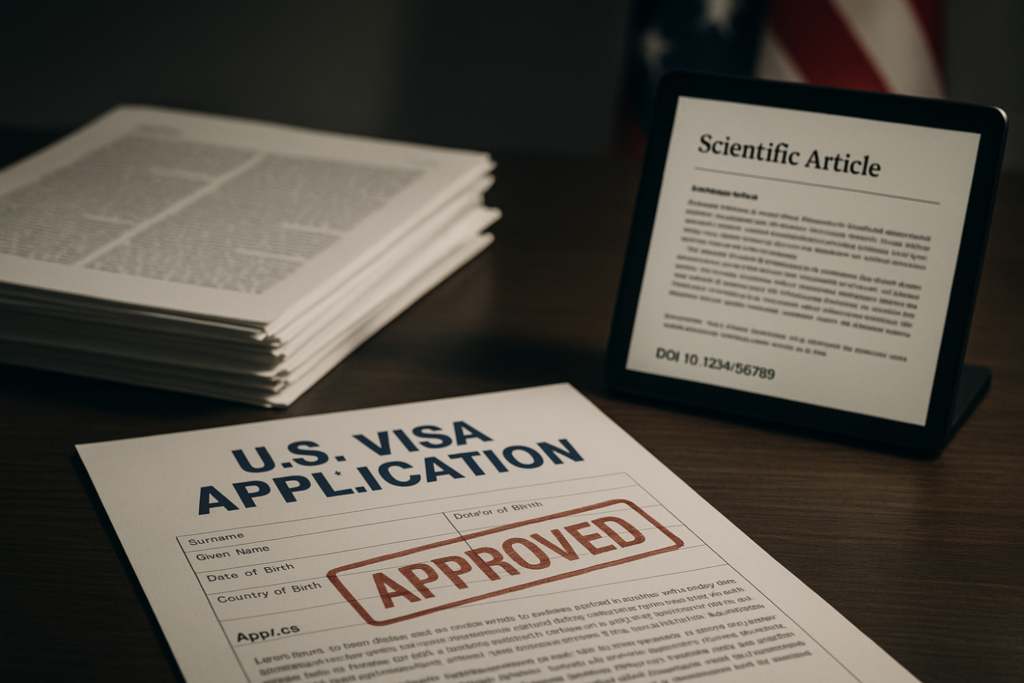 A relevância dos artigos científicos nos processos de visto nos Estados Unidos cresceu silenciosamente. Profissionais que publicam têm mais credibilidade, mais força documental e maiores chances de aprovação. Entenda por que essa prova de autoridade tem se tornado decisiva.