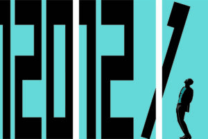 Uma pessoa observa uma sequência de números enormes.