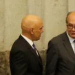 Alexandre de Moraes e Gilmar Mendes, ministros do STF.