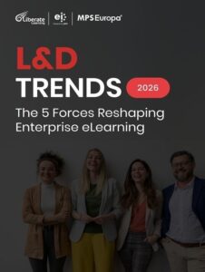 Lançamento do e-book: Tendências de T&D 2026: As 5 forças que remodelam o eLearning empresarial