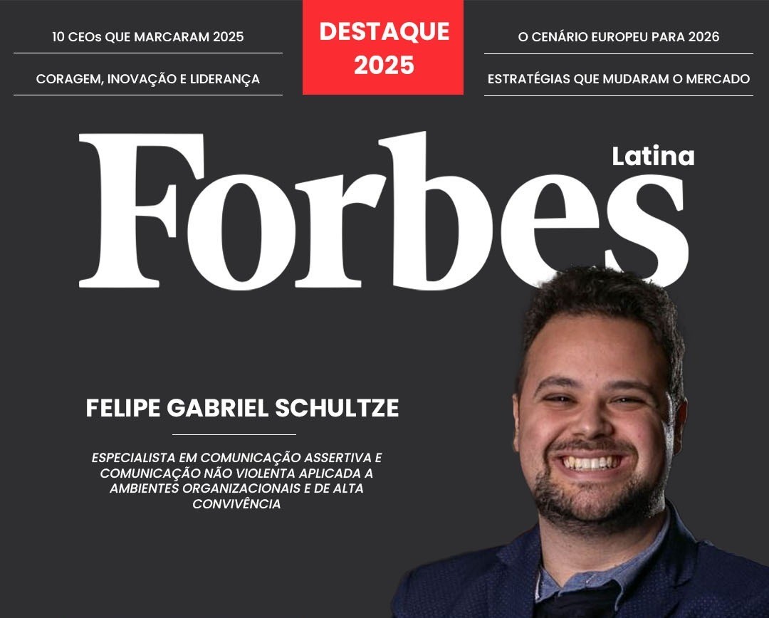 Felipe Gabriel Schultze é destaque na Forbes Latina por promover a comunicação assertiva como ativo estratégico