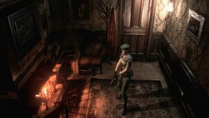 resident-evil-remake-jill-valentine-na-mansao-spencer-com-arma-em-maos-cena-classica-do-survival-horror