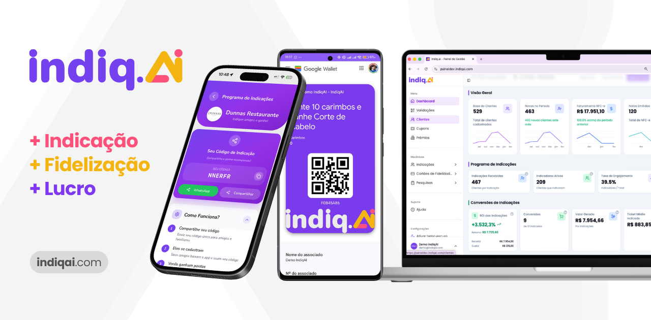 Muito além do tráfego pago: A startup IndiqAI revela por que seu cliente atual é o canal de vendas que você (ainda) não usa.