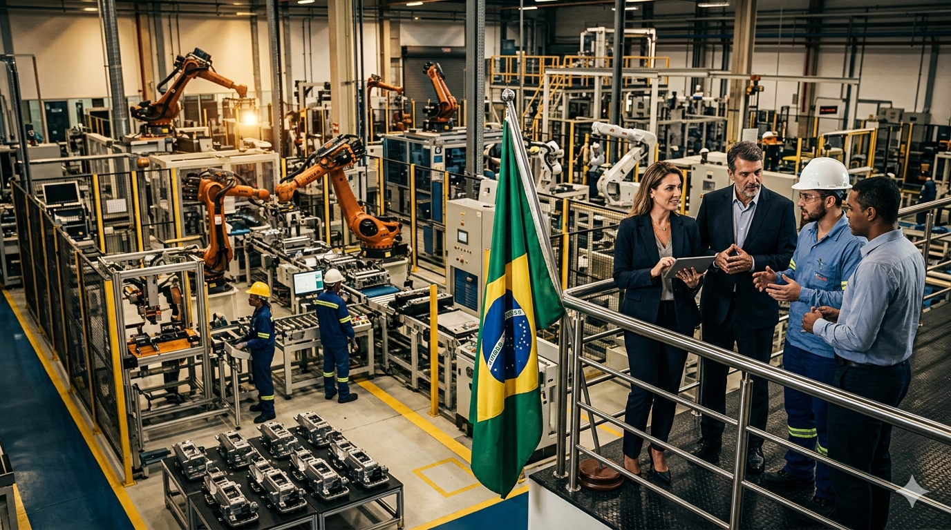 A indústria nacional segue sendo um dos pilares estratégicos para geração de empregos, inovação, desenvolvimento econômico e fortalecimento da competitividade brasileira.