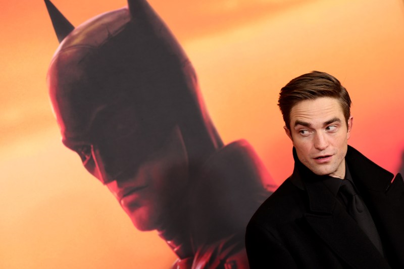 Robert Pattinson at The Batman world premiere in New York on March 1, 2022.