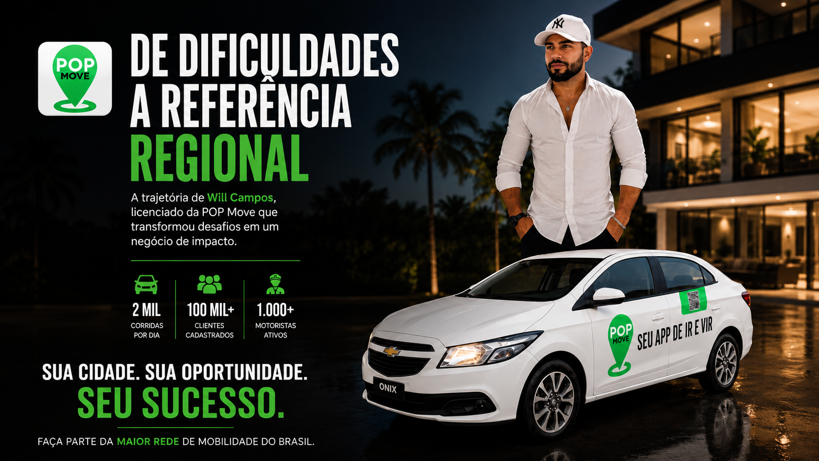 De técnico de empilhadeiras a empresário: a trajetória de Will Campos acompanha a expansão da POP Move no Brasil