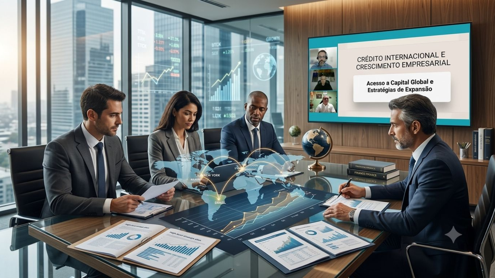 Especialistas debateram como o crédito internacional pode acelerar o crescimento das empresas brasileiras, ampliar a competitividade e criar novas oportunidades de investimento por meio de estruturas financeiras globais.