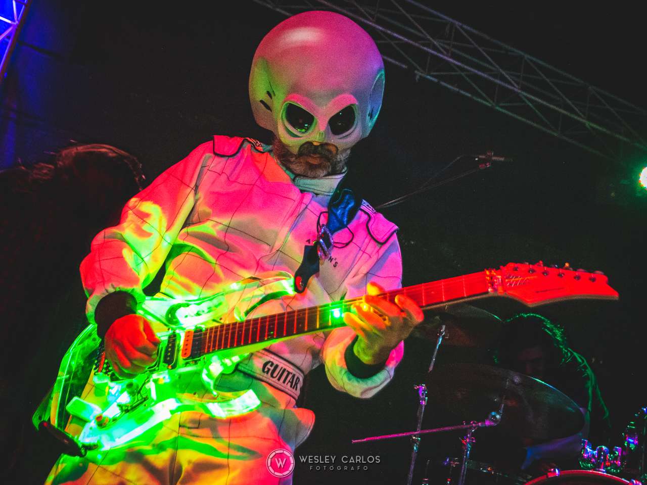 Alien Guitar Guitarra Luz