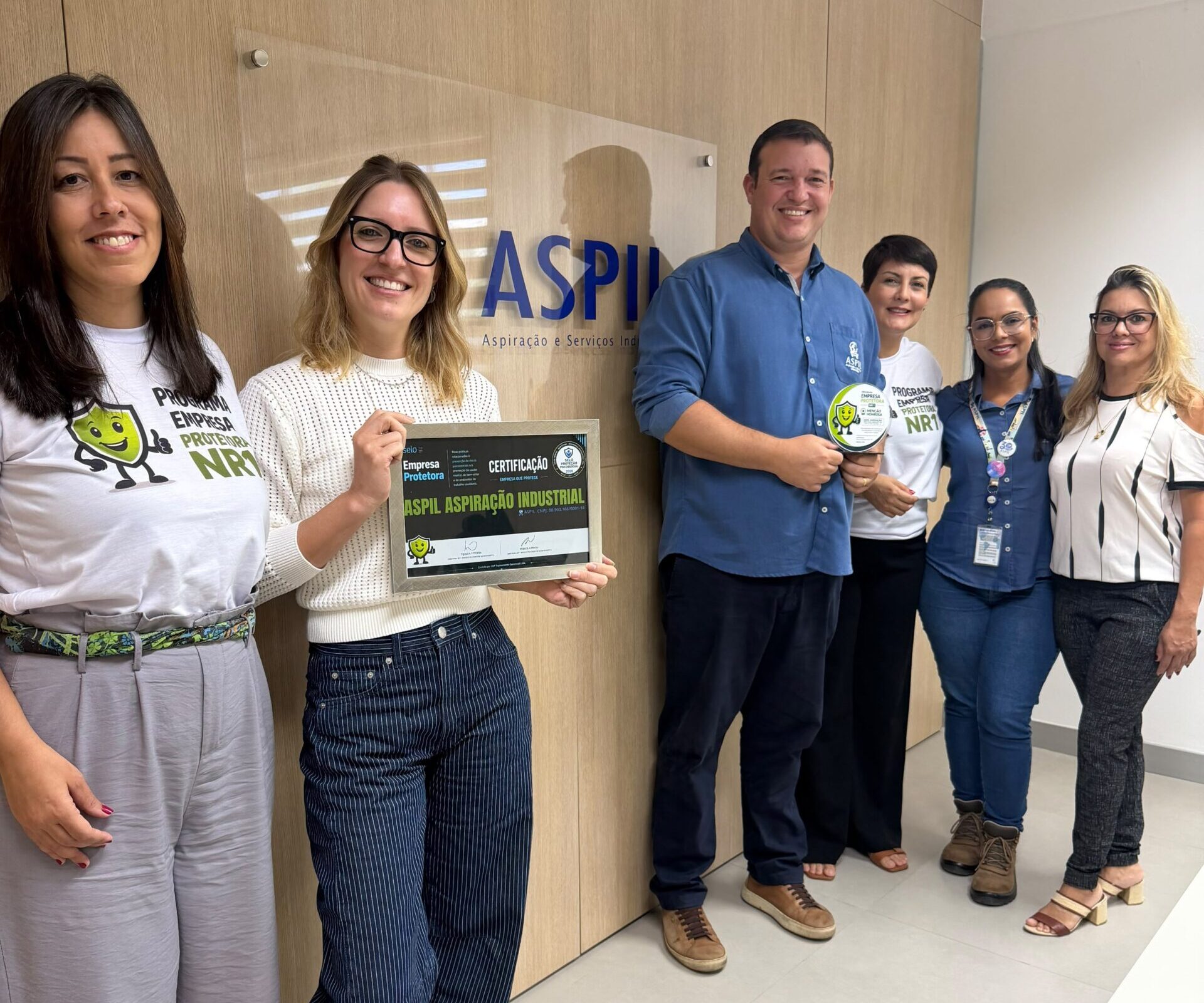 ASPIL recebe reconhecimento por avanço na gestão de riscos psicossociais no trabalho