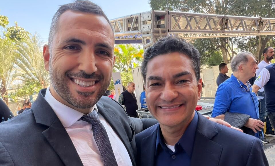 Sérgio Zagarino é candidato do Republicanos em Guarujá com Tarcísio e Marcos Pereira