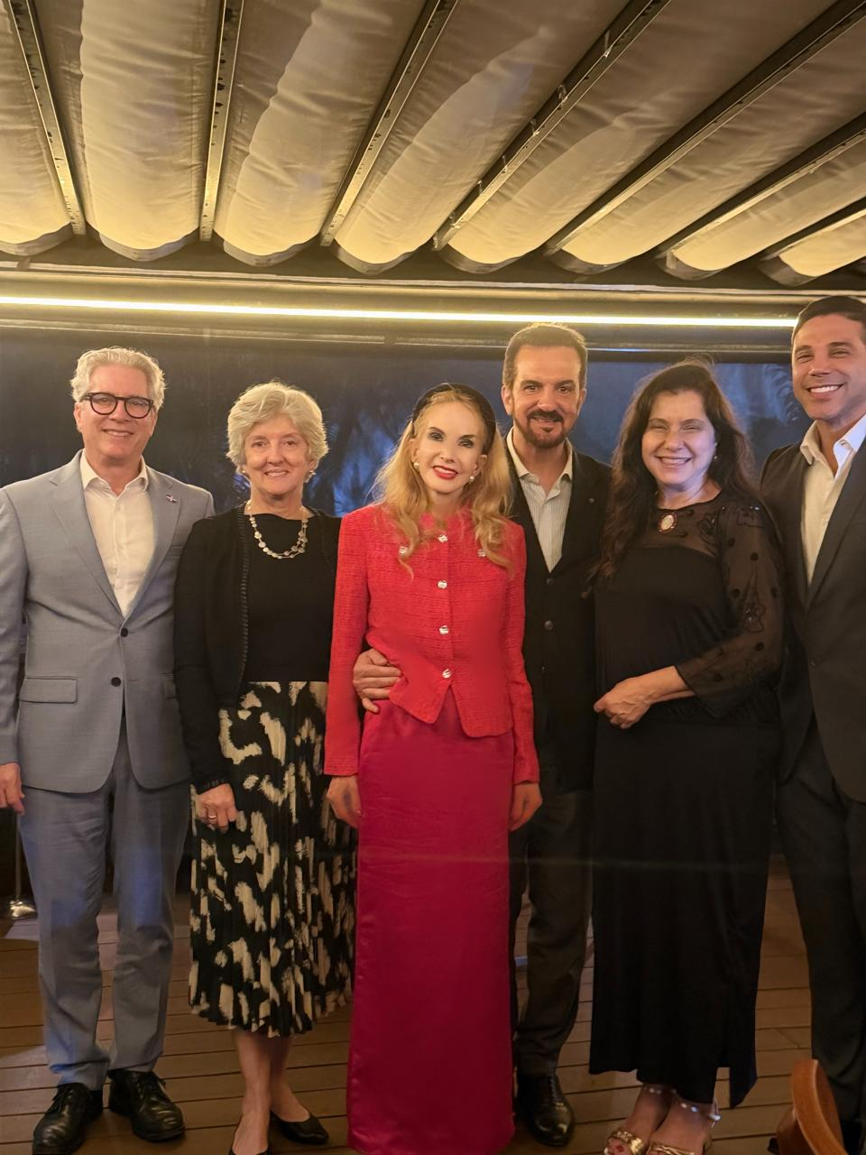 Presidente da Cafram Ana Cristina Carvalho recebe em grande estilo no salão social do Jockey clube do Rio