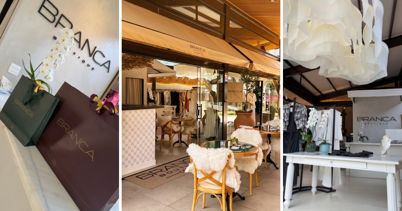 Branca Boutique chega a Itaipava com coleção autoral e um olhar especial para a experiência de moda